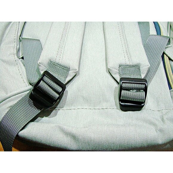 LeQueen Waterproof Backpack Diaper Bag Insulated Pockets Gray Large Capacity - Picture 10 of 10